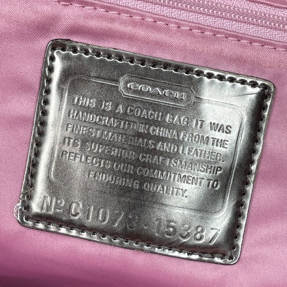 Coach Pretty in Pink POPPY Storypatch Backpack main image 4